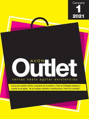 Avon Catálogo Outlet Campaña 1-2021 descargar la versión PDF