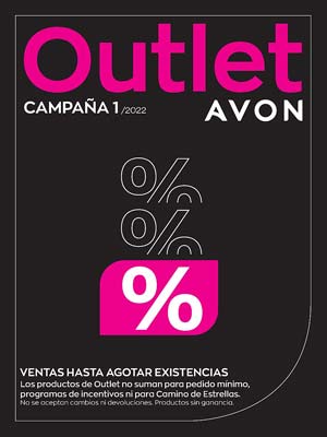 Avon Catálogo Outlet Campaña 1-2022 descargar la versión PDF