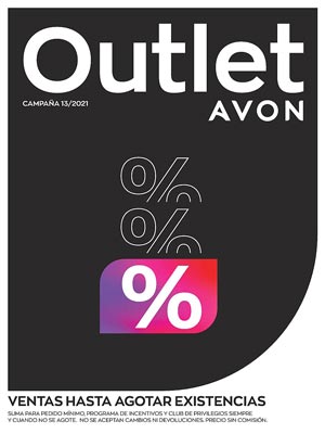 Avon Catálogo Outlet Campaña 13-2021 descargar la versión PDF