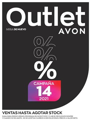 Avon Catálogo Outlet Campaña 14-2021 descargar la versión PDF