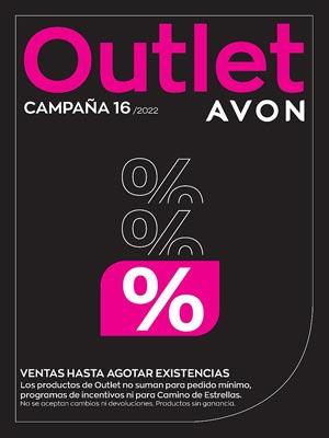 Avon Catálogo Outlet Campaña 16-2022 descargar la versión PDF